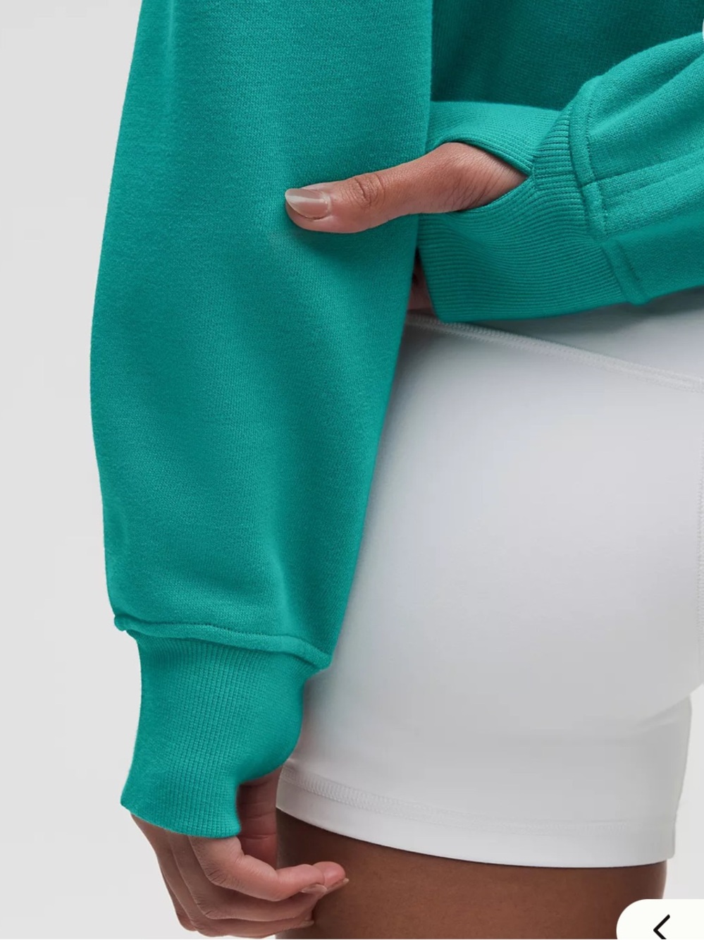 Lululemon Scuba Oversized Pullover in Sonic Teal Sz XL - Picture 3 of 8